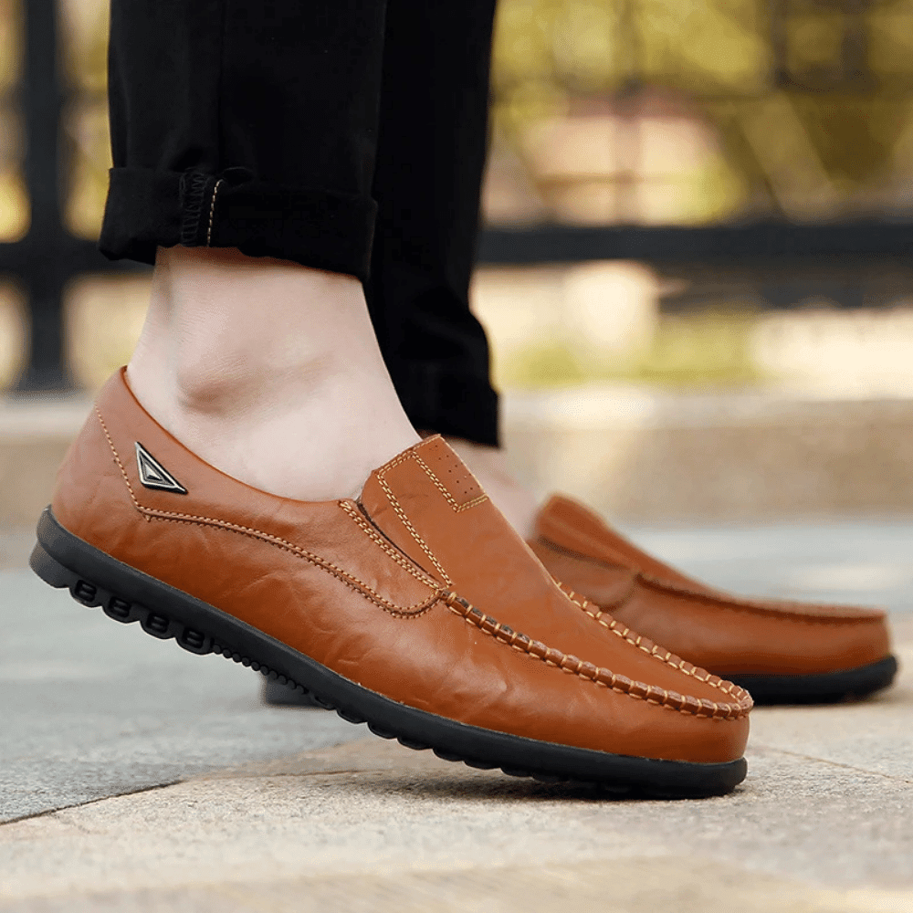Leather Moccasin for Men Verno